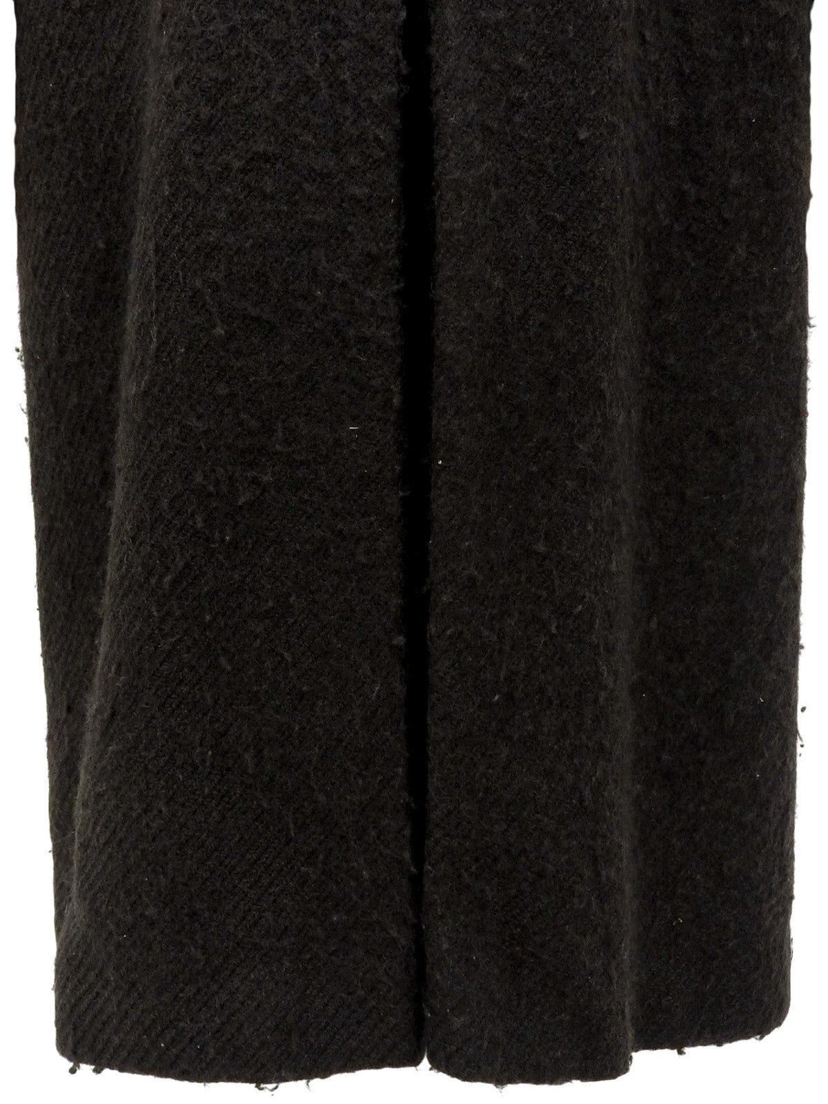 ウールロングコート チャコールグレー