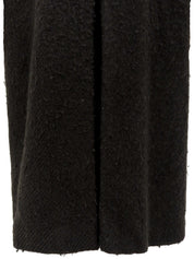 ウールロングコート チャコールグレー