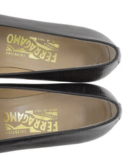 ガンチーニプレートローファー ダークブラウン