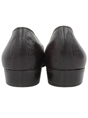 ガンチーニプレートローファー ダークブラウン