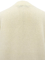 ウールリボンデザインカーディガン ホワイト