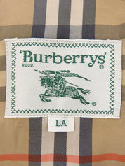 ロゴ刺繍ジップアップベスト ベージュ