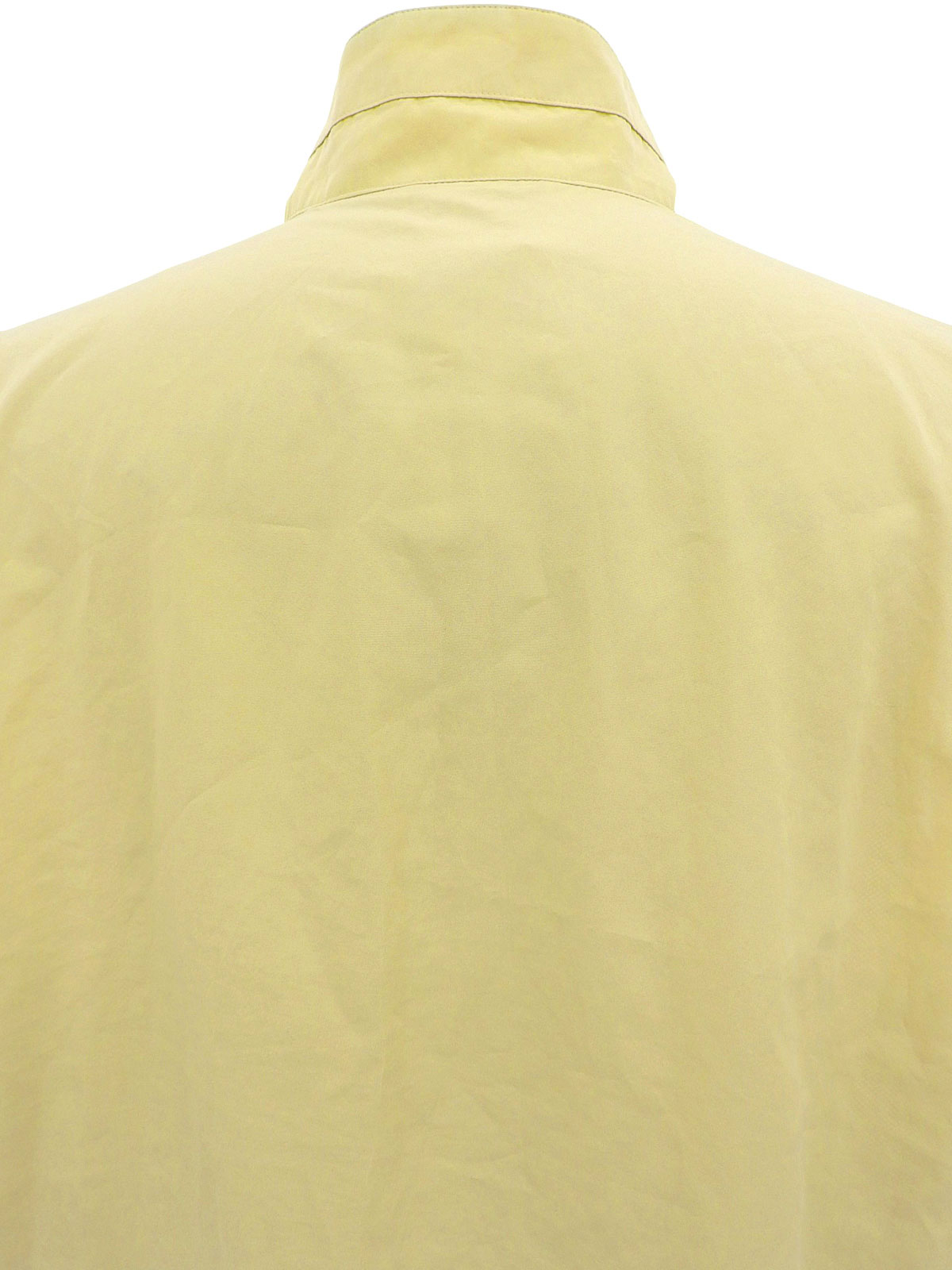 ロゴ刺繍ジップアップベスト ベージュ