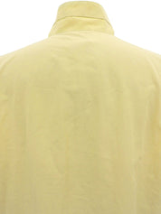 ロゴ刺繍ジップアップベスト ベージュ