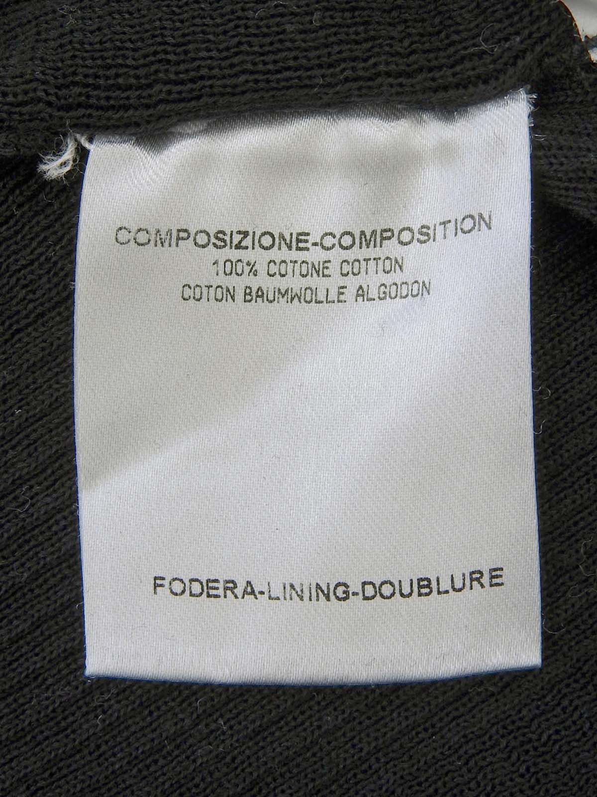 ニットハーフスリーブトップス ブラック