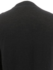 カシミヤフリルデザインカーディガン ブラック