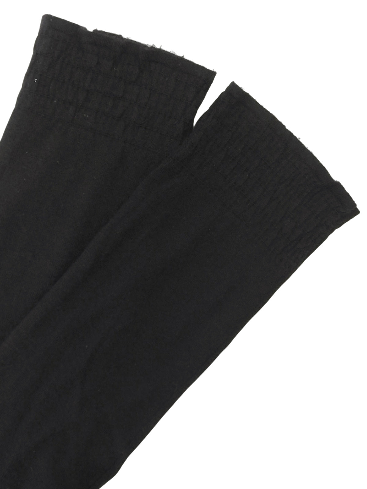 Cashmere Frill Design Cardigan in Black