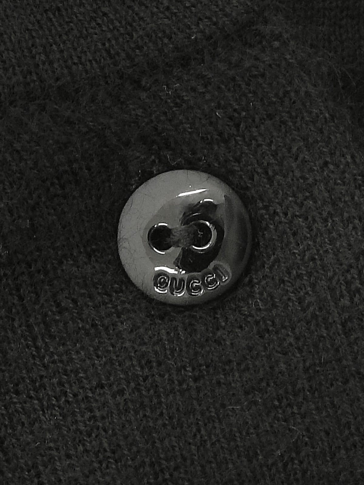 カシミアフリルデザインカーディガン ブラック