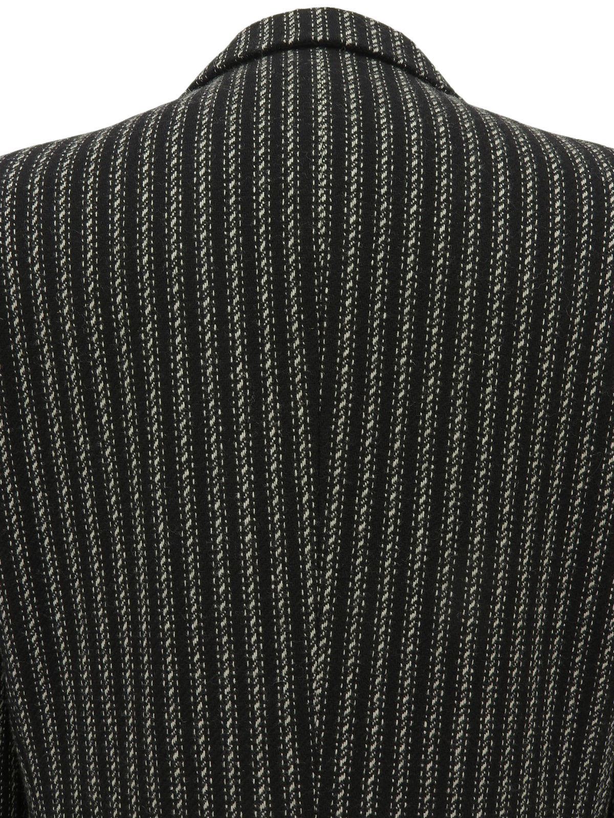 Striped Medusa Button Jacket in Black