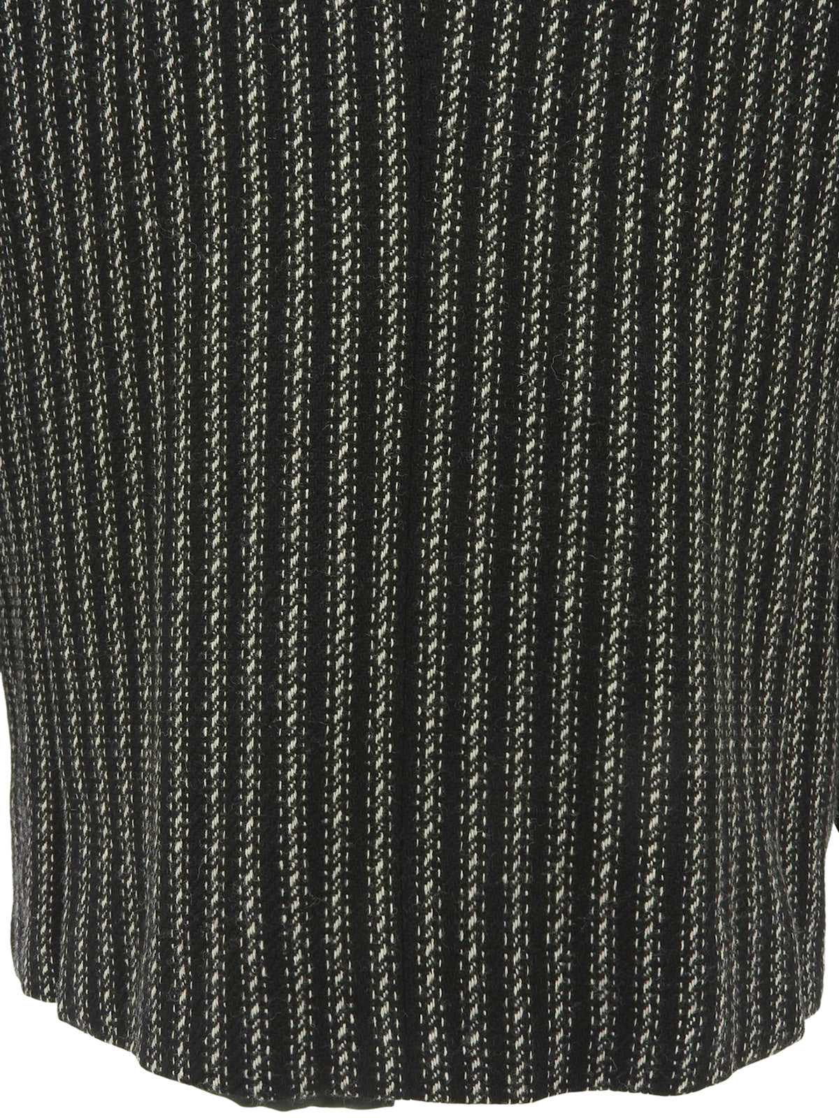 ストライプパターンメデューサボタンジャケット ブラック