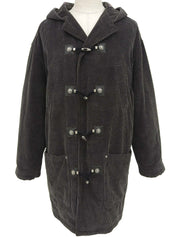 メデューサボタンダッフルコート チャコールグレー