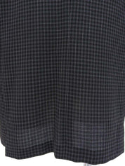 チェックパターンメデューサボタンジャケット ブラック/ホワイト