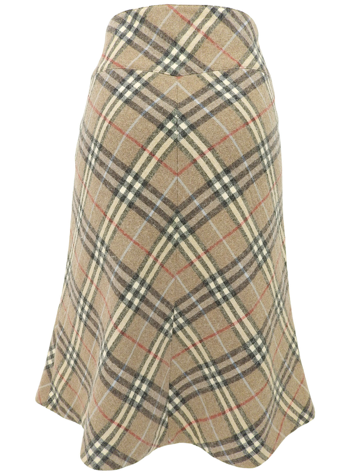 ノバチェックパターンスカート ベージュ
