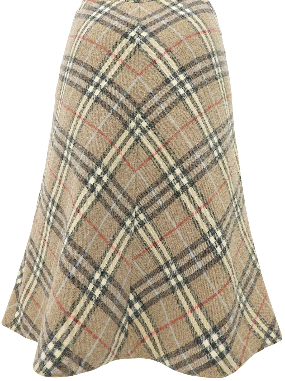 ノバチェックパターンスカート ベージュ