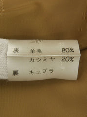 ロゴボタンダブルブレストジャケット ベージュ