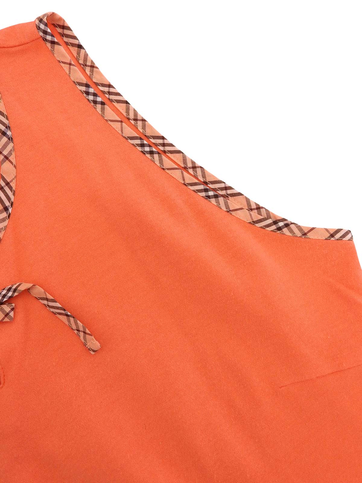 ロゴ刺繍ノースリーブトップス サーモンピンク