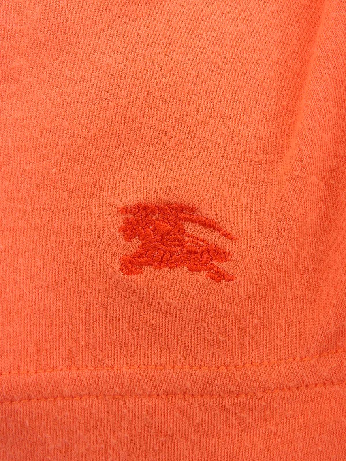 ロゴ刺繍ノースリーブトップス サーモンピンク