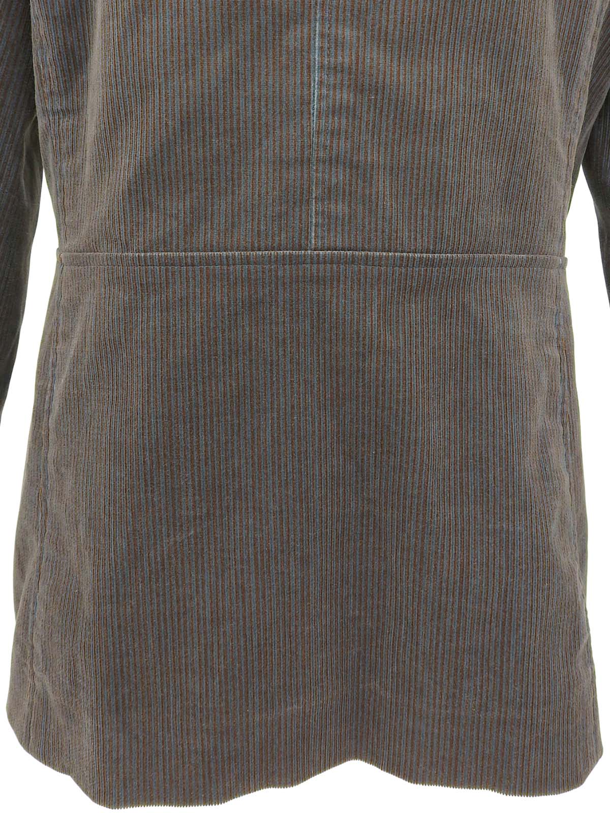 ファーストライプパターンジャケット ブラウン/ブルー