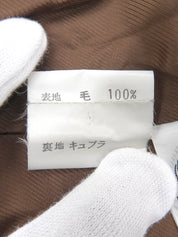 ツイードテーラードジャケット ブラウン