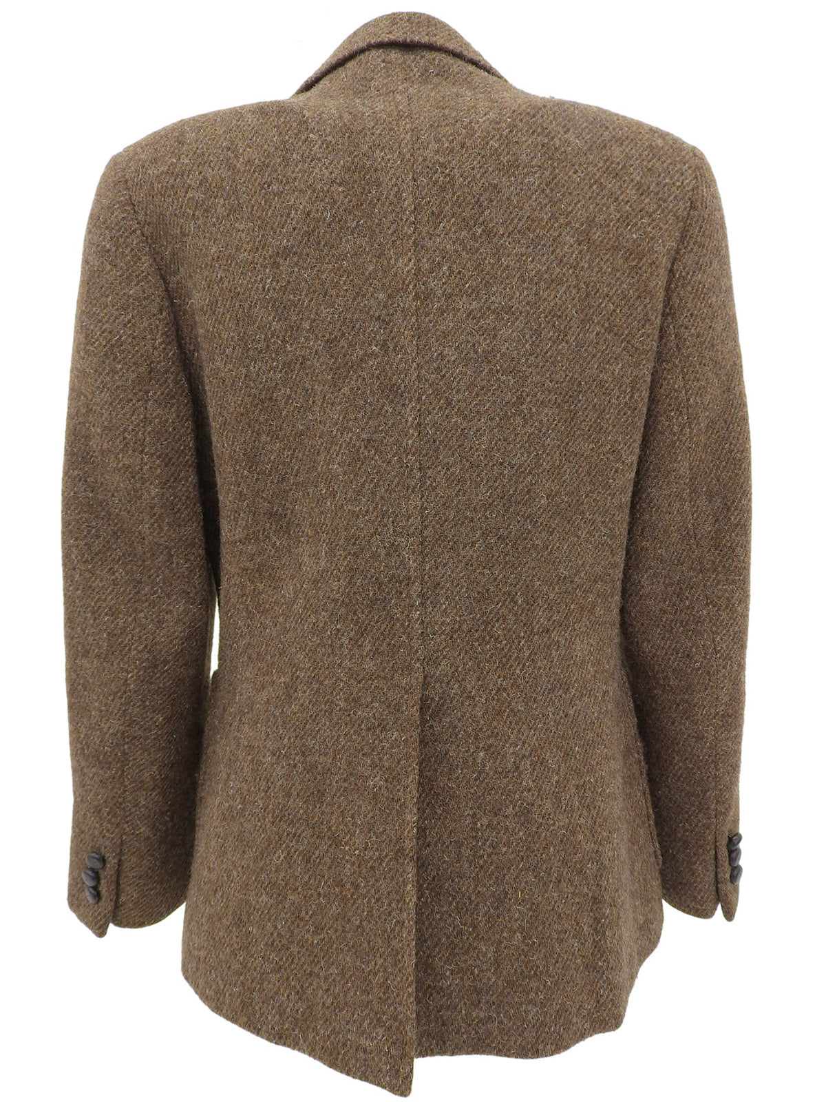 ツイードテーラードジャケット ブラウン