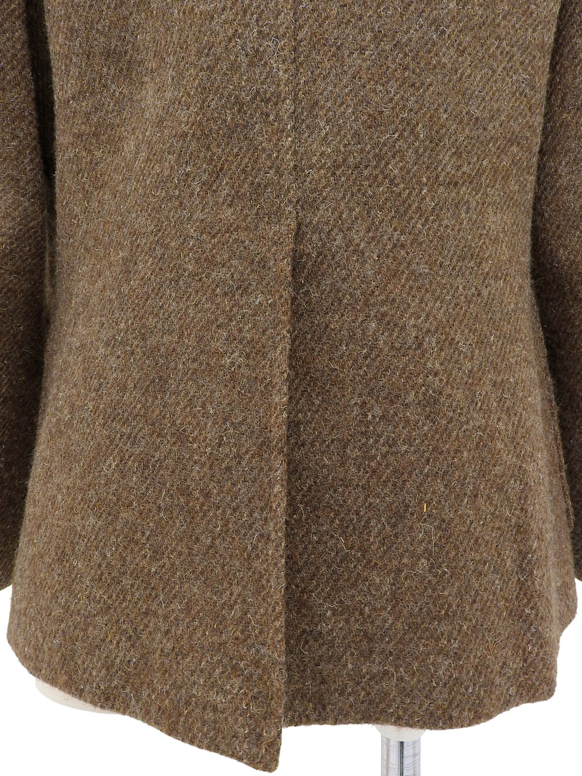 ツイードテーラードジャケット ブラウン