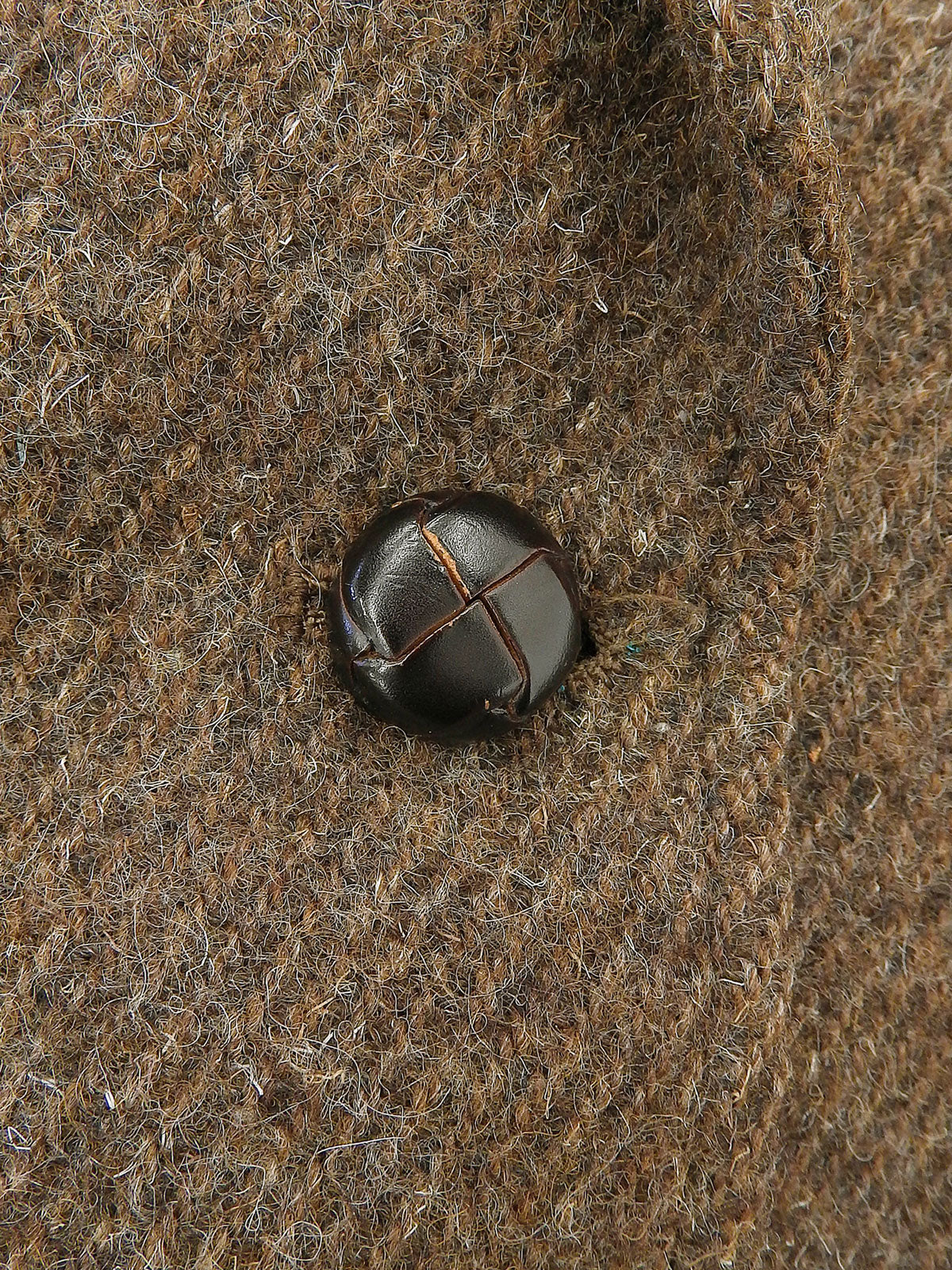 ツイードテーラードジャケット ブラウン