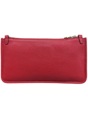 洋红色Anagram压纹迷你单肩包