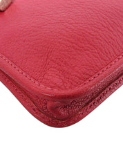 アナグラムエンボスミニショルダーバッグ マゼンタ