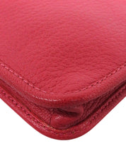 アナグラムエンボスミニショルダーバッグ マゼンタ