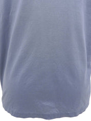 ロゴ刺繍ジップアップポロシャツ ブルー