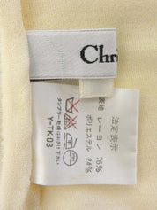 ロゴ刺繍ノースリーブトップス オフホワイト