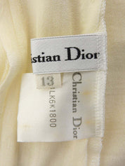 ロゴ刺繍ノースリーブトップス オフホワイト