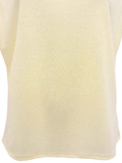 ロゴ刺繍ノースリーブトップス オフホワイト