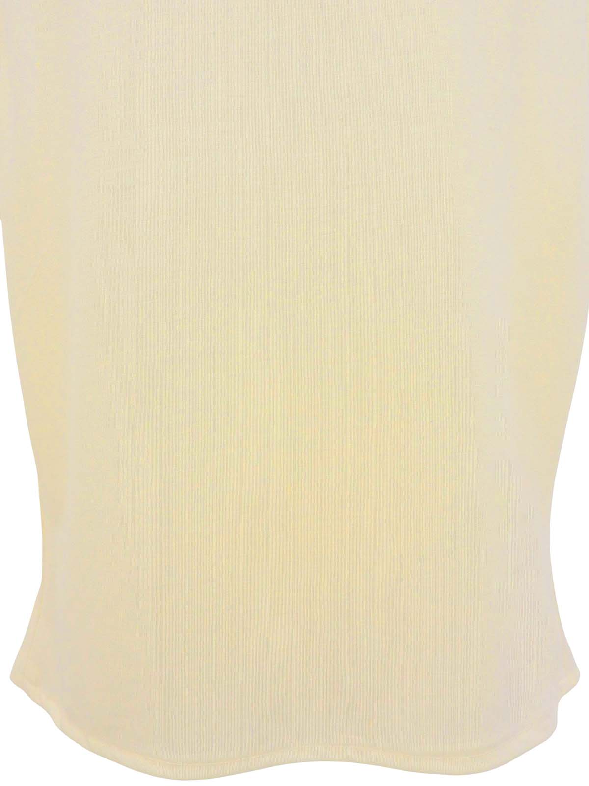 ロゴ刺繍ノースリーブトップス オフホワイト