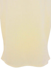 ロゴ刺繍ノースリーブトップス オフホワイト