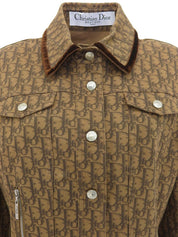 Trotter Pattern Jacket Brown
