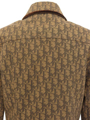 トロッターパーターンジャケット ブラウン