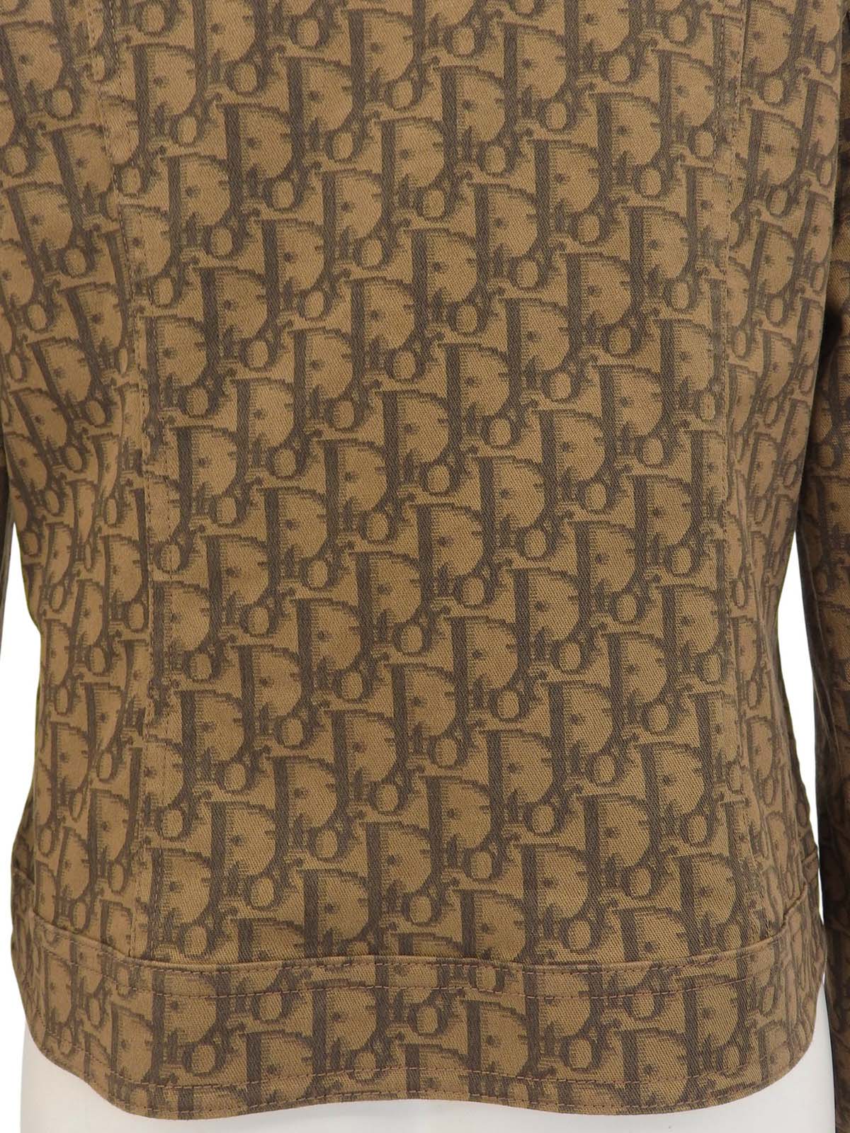 トロッターパーターンジャケット ブラウン