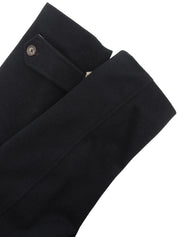 ウールファーカラーコート ブラック