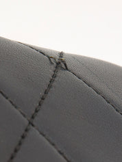 1995年頃製 CCマークプレートフルフラップチェーンショルダーバッグ ブラック