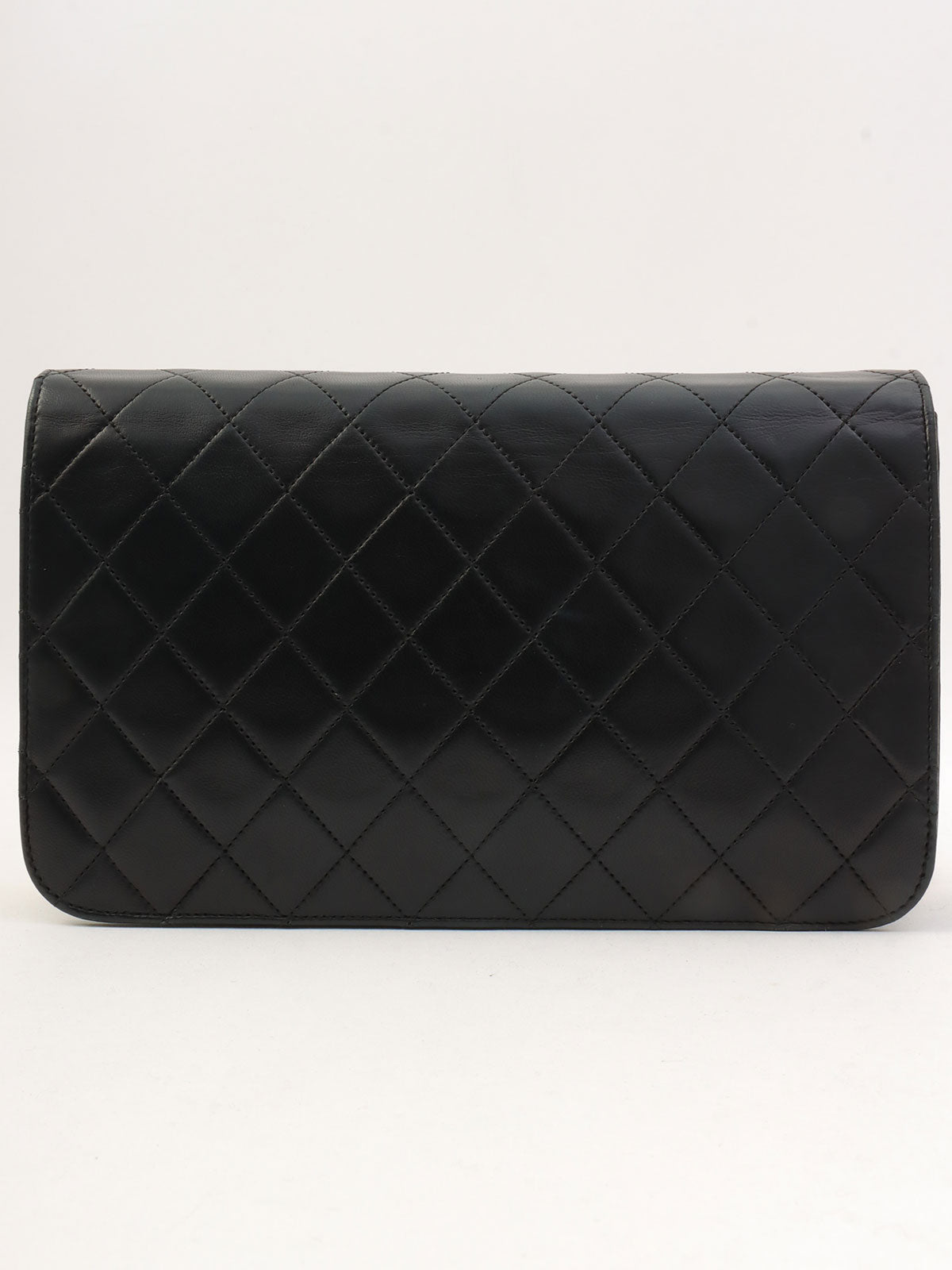 1995年頃製 CCマークプレートフルフラップチェーンショルダーバッグ ブラック