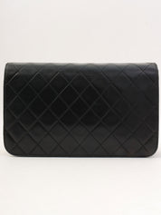 1995年頃製 CCマークプレートフルフラップチェーンショルダーバッグ ブラック