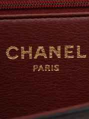 1995年頃製 CCマークプレートフルフラップチェーンショルダーバッグ ブラック