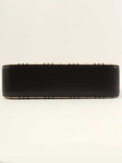 ノバチェックパターンロゴプレートショルダーバック　ベージュ/ダークブラウン/マルチ