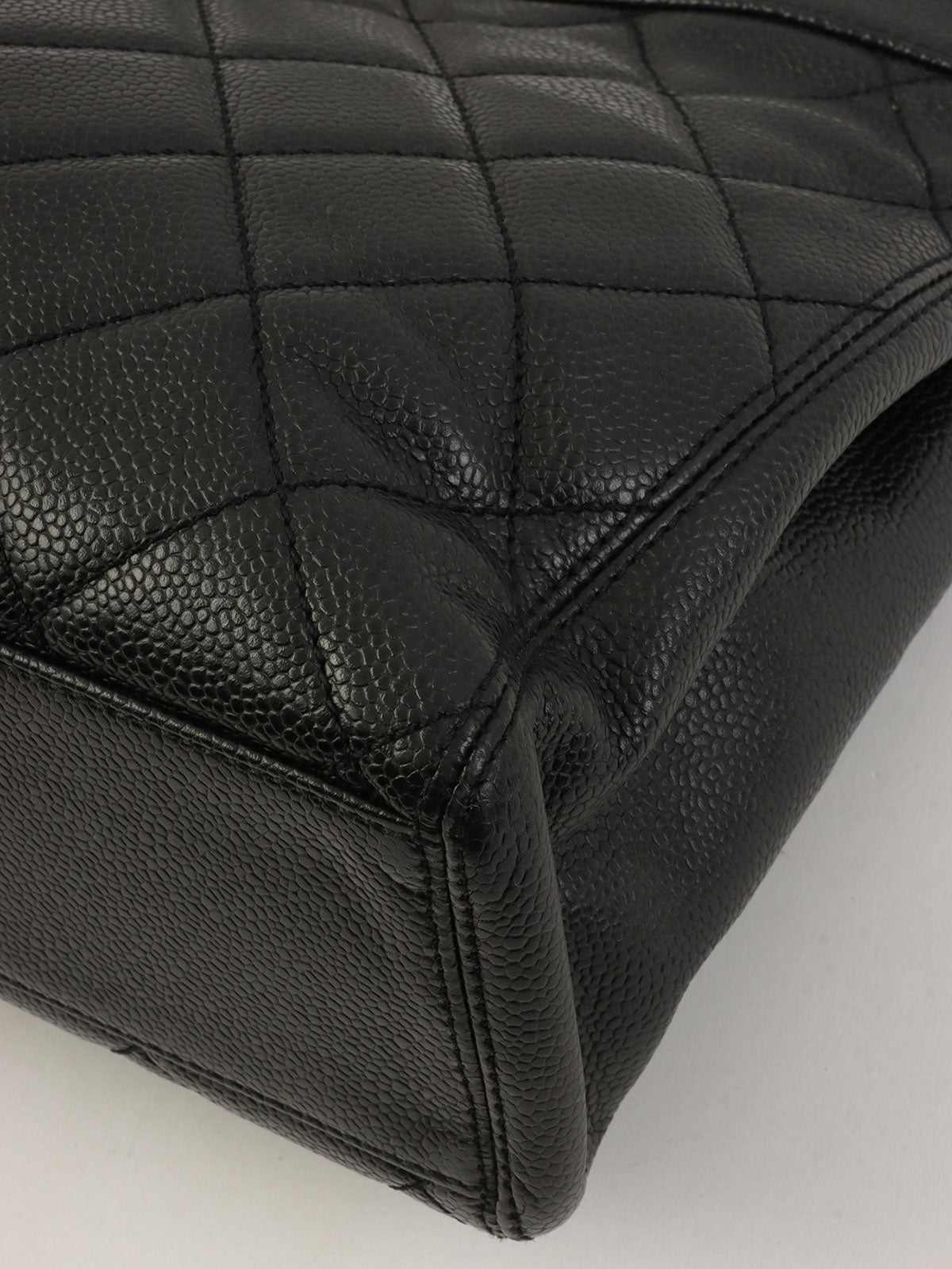 1998年頃製 マトラッセステッチCCターンロックハンドバッグ ブラック