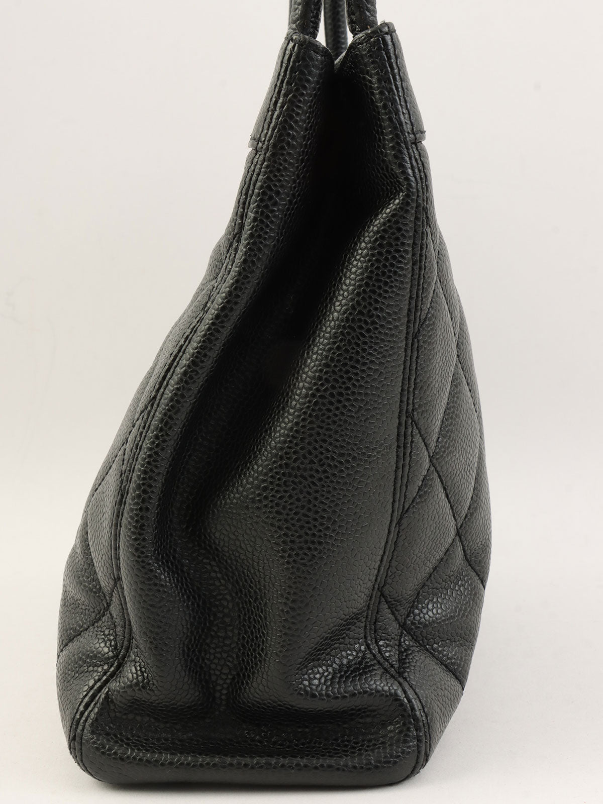 1998年頃製 マトラッセステッチCCターンロックハンドバッグ ブラック