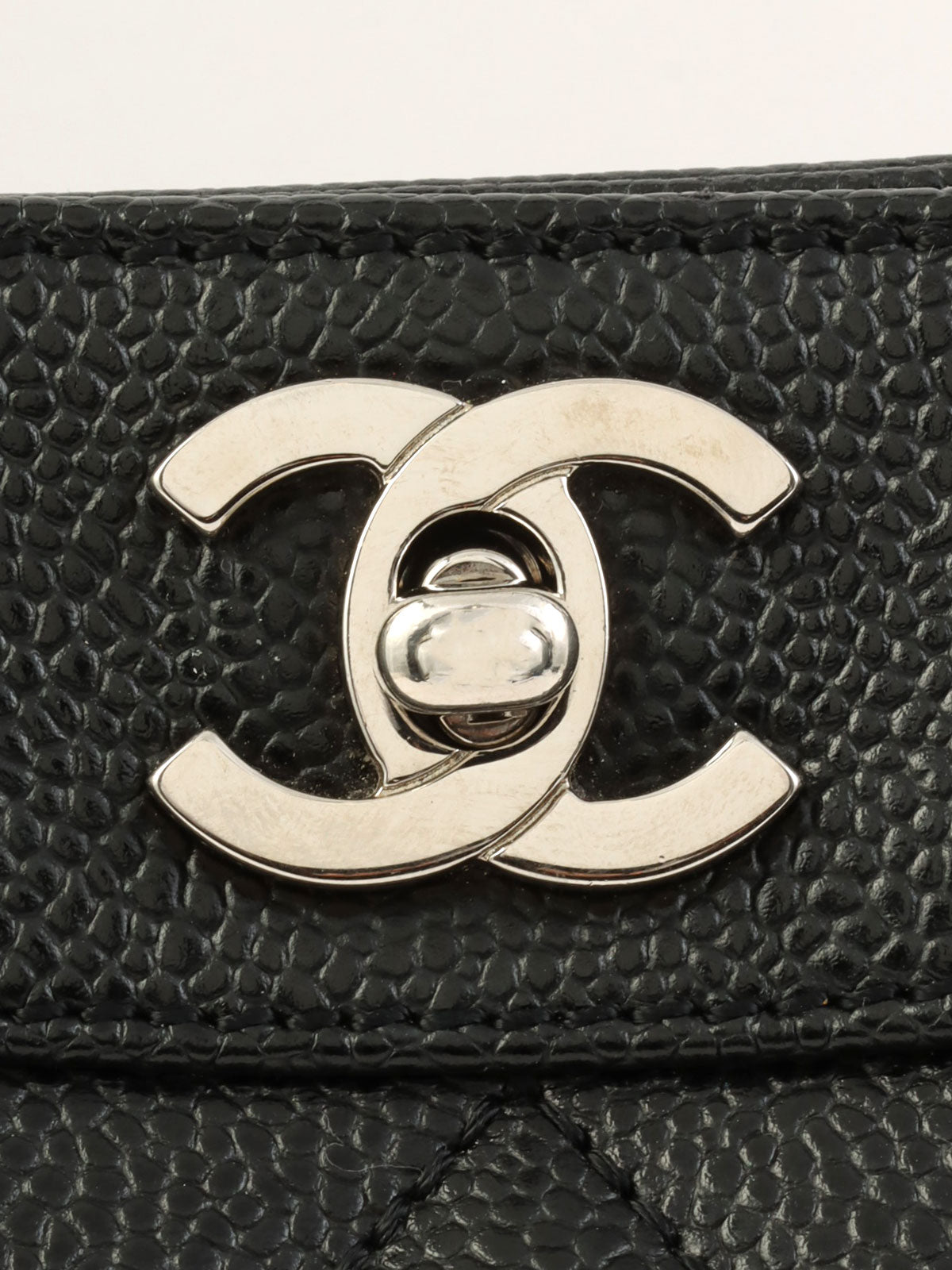 1998年頃製 マトラッセステッチCCターンロックハンドバッグ ブラック