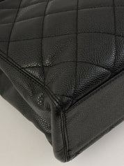 1998年頃製 マトラッセステッチCCターンロックハンドバッグ ブラック