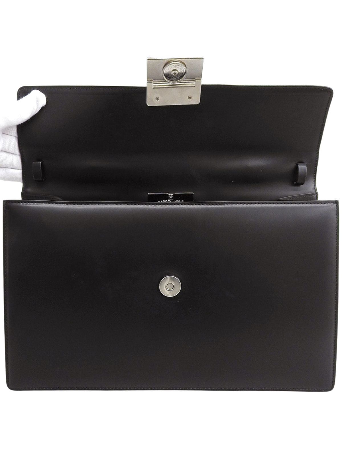 Logo Plate 2-Way Bag Black