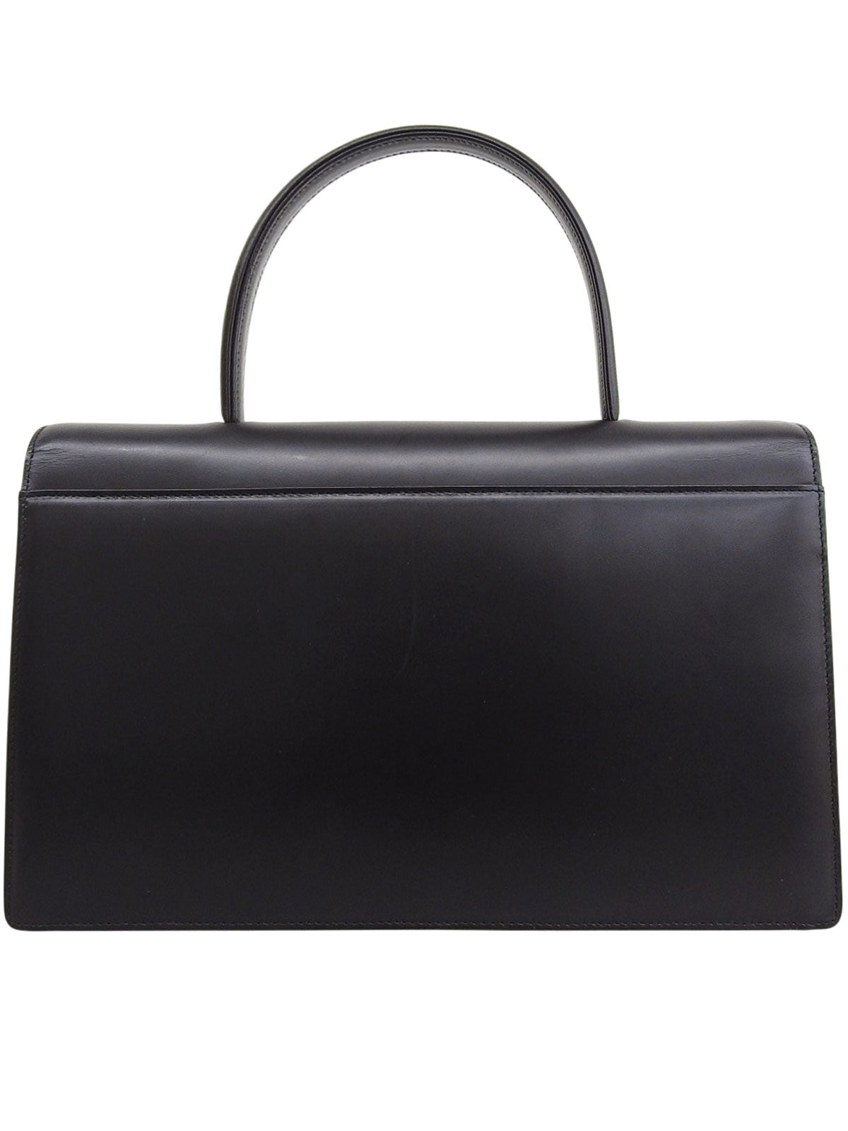 ロゴプレート2wayバッグ ブラック